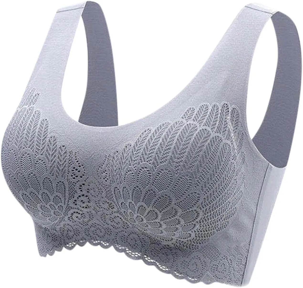 Women's Sleep Wireless Everyday Bra Plus Size Comfort Sports Vest Bra Without Steel Breathable Cool Lightly Sports Bra