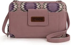 Wrangler Crossbody Wallet Purse Women's Cellphone Bag with RFID Card Slots