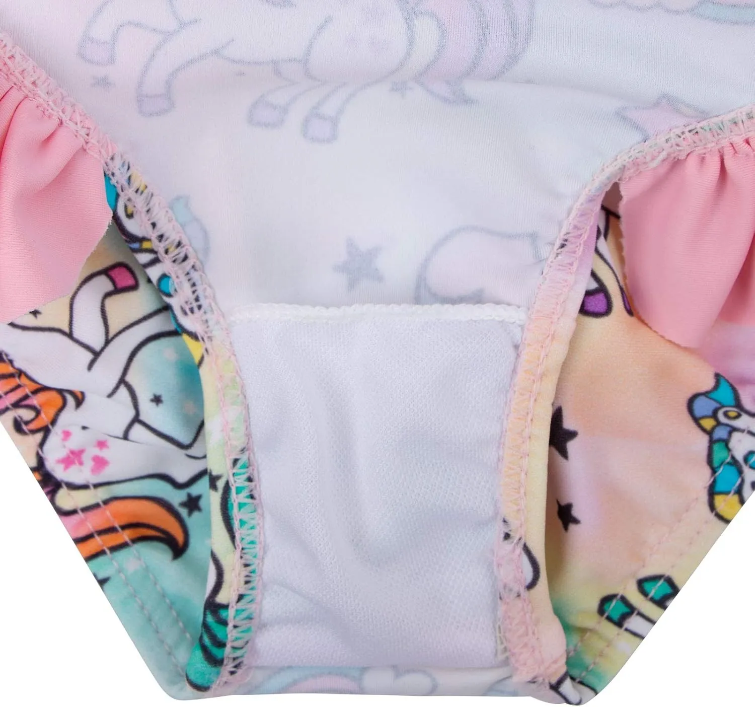 XFGIRLS Baby/Toddler Girls Swimsuit Long Sleeve One-Piece Bathing Suit Rash Guard for Kids UPF 50  Swimwear