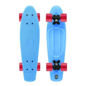 Xootz 22" Retro Cruiser Skateboard - Neon Blue