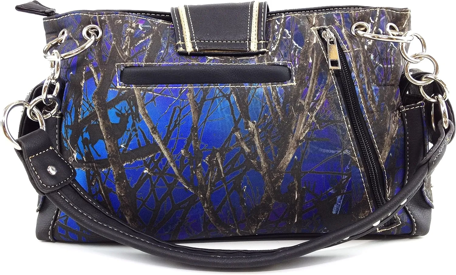Zelris Camouflage Shine Glow Buckle Women Conceal Carry Shoulder Handbag