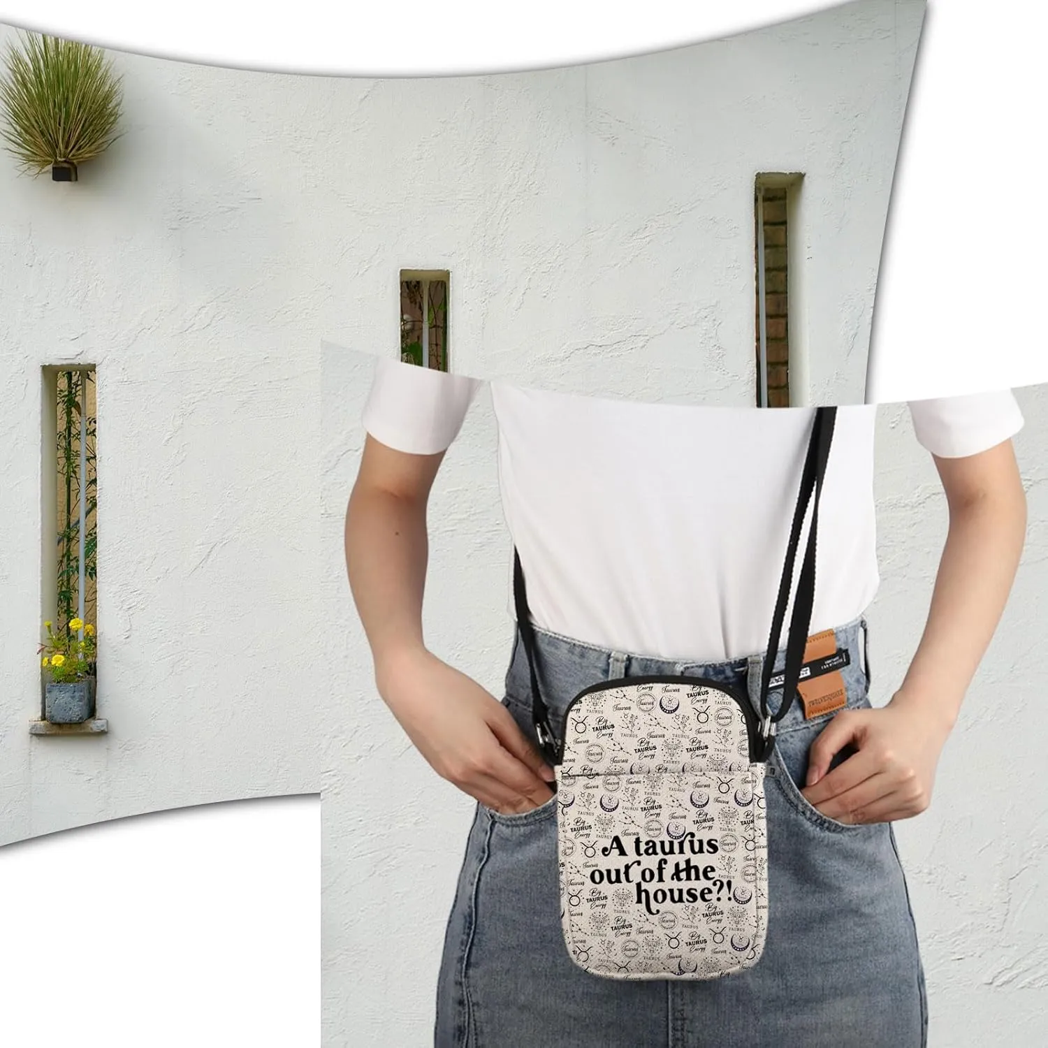 Zodiac Signs Crossbody Bag Horoscope Gift 12 Constellation Birthday Gift Astrologist Bag