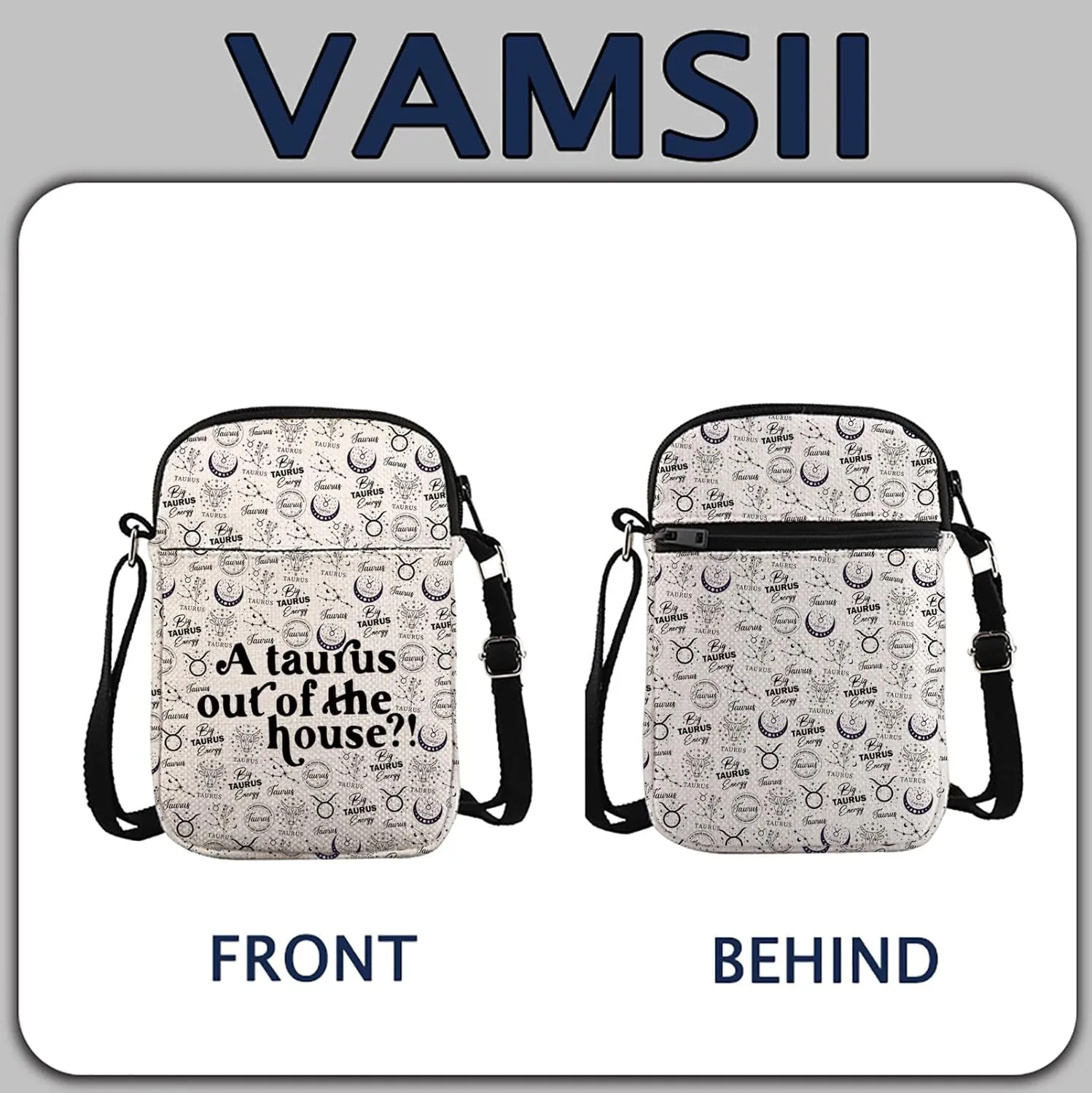 Zodiac Signs Crossbody Bag Horoscope Gift 12 Constellation Birthday Gift Astrologist Bag