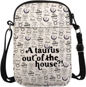 Zodiac Signs Crossbody Bag Horoscope Gift 12 Constellation Birthday Gift Astrologist Bag